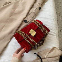Load image into Gallery viewer, Luxury Velvet Crossbody Bag