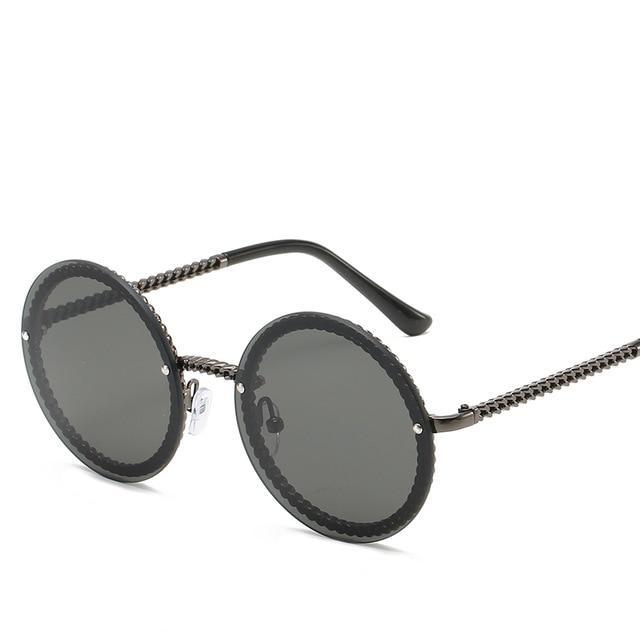 Brand Round Sunglasses